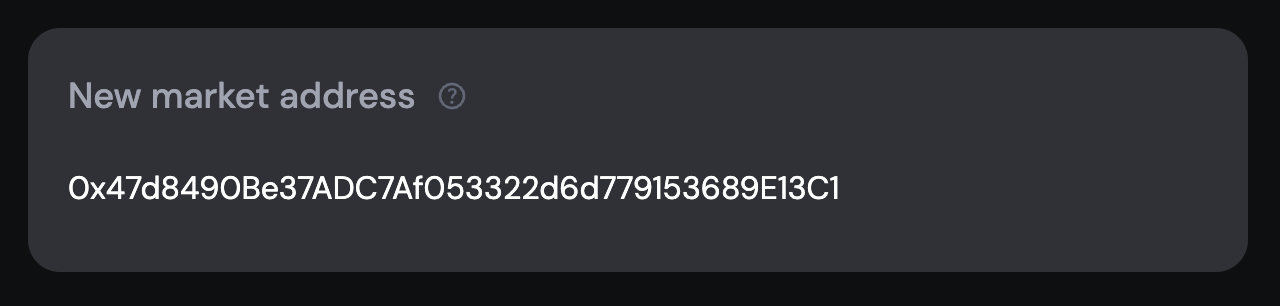 Input silo's contract address