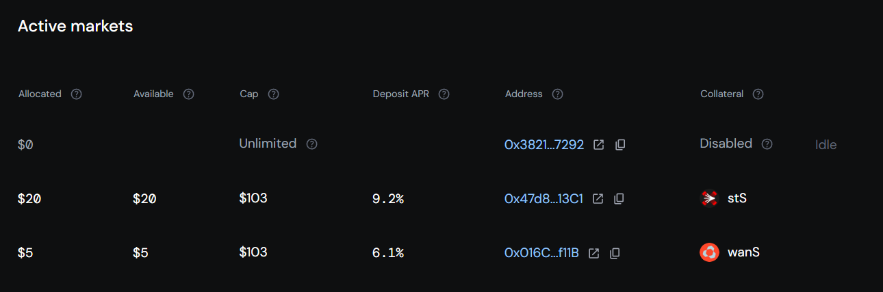 Reallocate liquidity