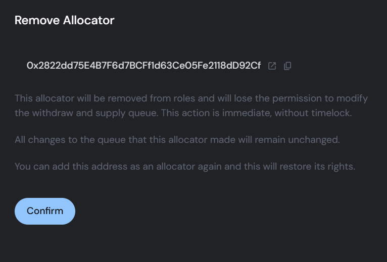 Remove Allocator